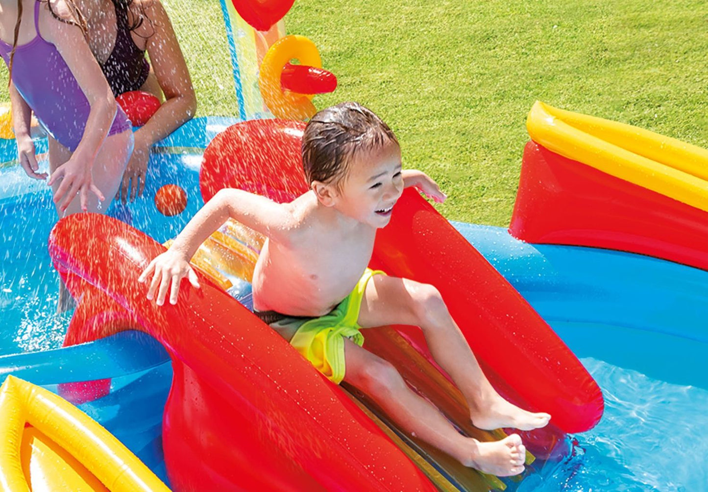Water playground, swimming pool, paddling pool, slide Intex 57453