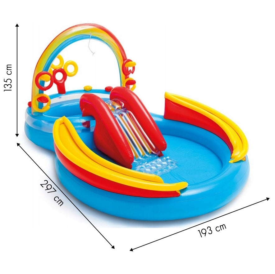 Water playground, swimming pool, paddling pool, slide Intex 57453