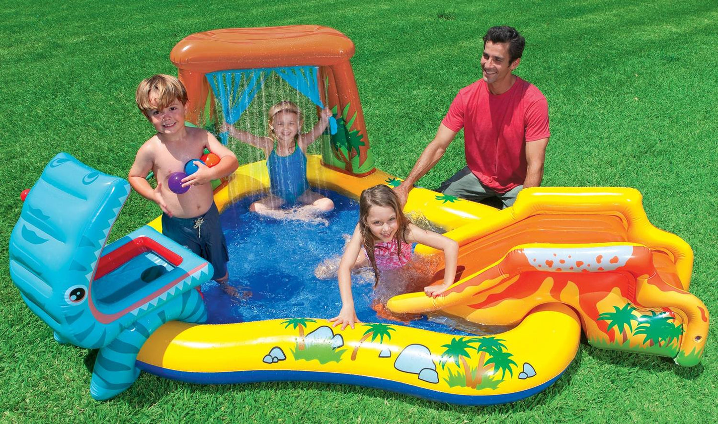 Water pool, children's playground, slide, fountain Intex 57444