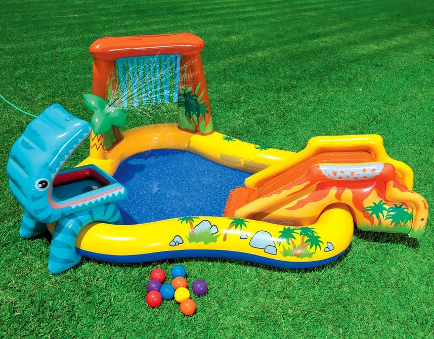 Water pool, children's playground, slide, fountain Intex 57444