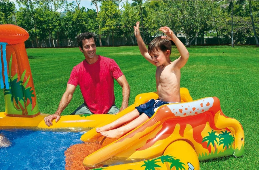 Water pool, children's playground, slide, fountain Intex 57444