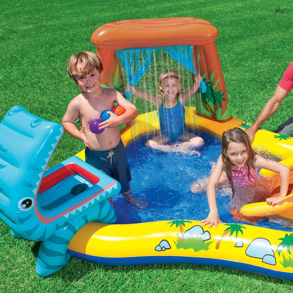 Water pool, children's playground, slide, fountain Intex 57444