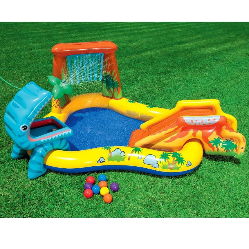 Water pool, children's playground, slide, fountain Intex 57444