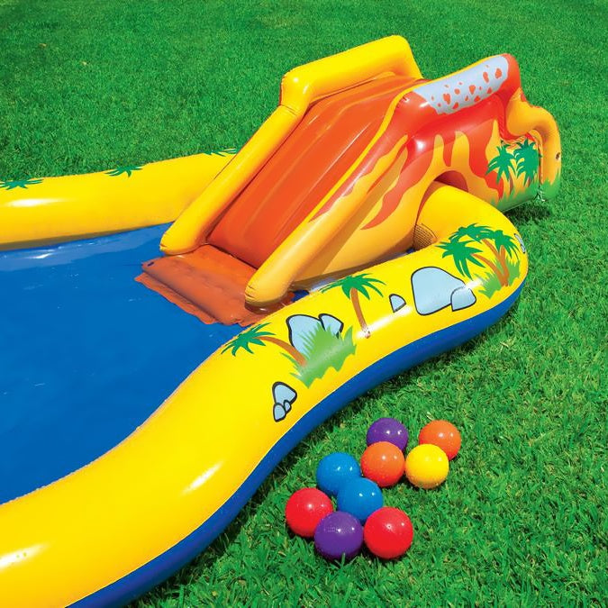 Water pool, children's playground, slide, fountain Intex 57444