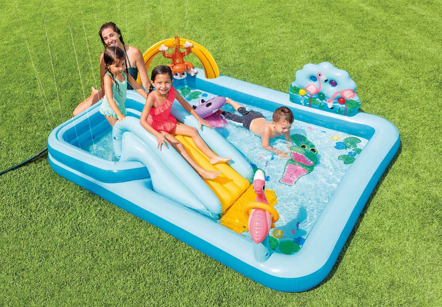 Water pool playground slide intex 57161
