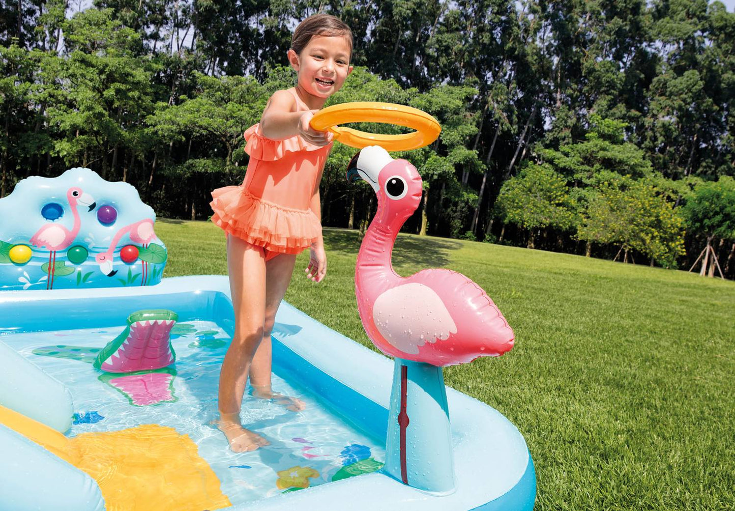 Water pool playground slide intex 57161