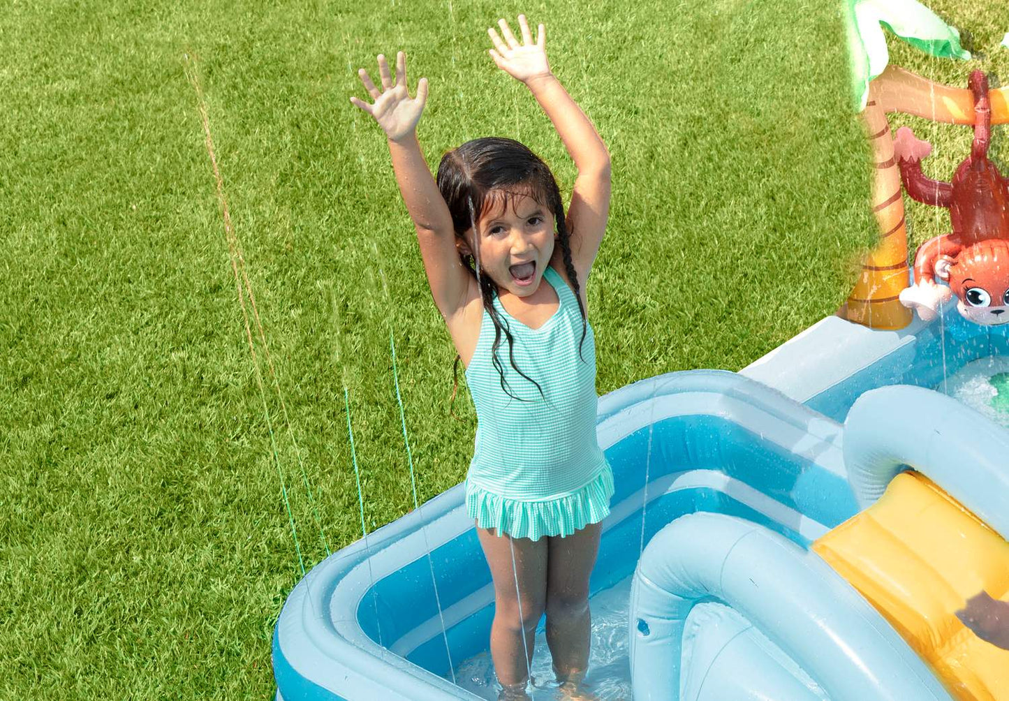 Water pool playground slide intex 57161