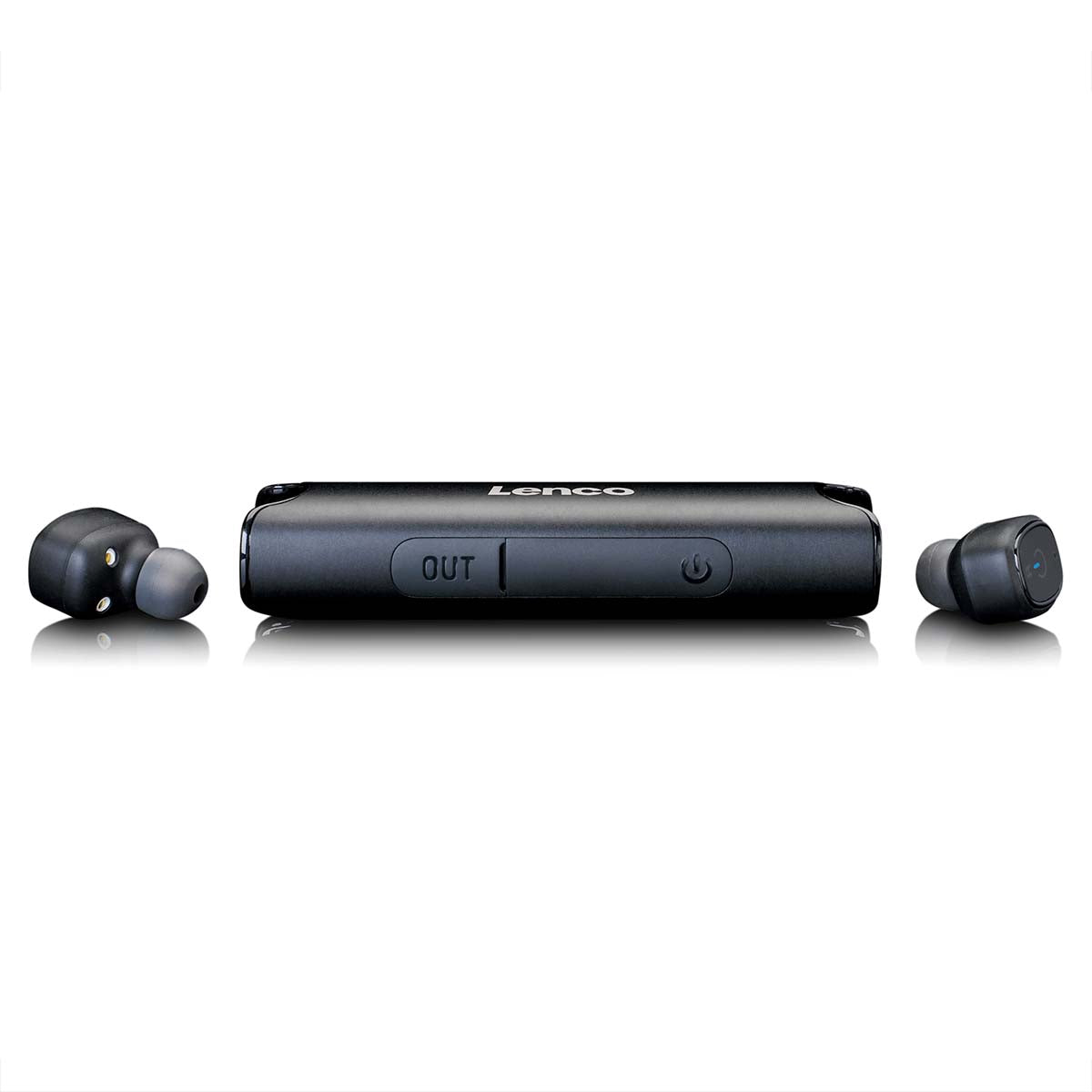 Waterproof Bluetooth In-Ear Headset with Docking, Black