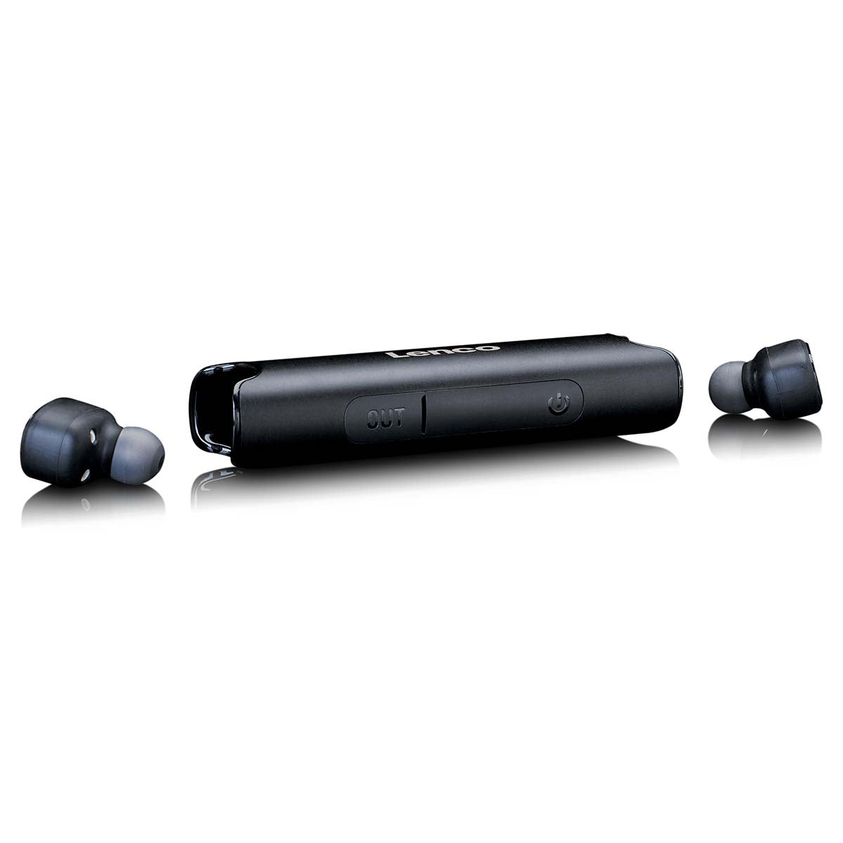Waterproof Bluetooth In-Ear Headset with Docking, Black