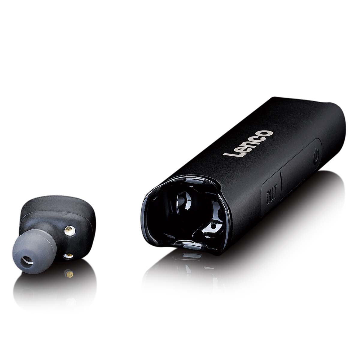 Waterproof Bluetooth In-Ear Headset with Docking, Black