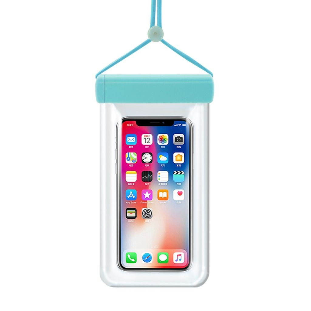 Waterproof Case for Mobiles, 6.7" - Blue