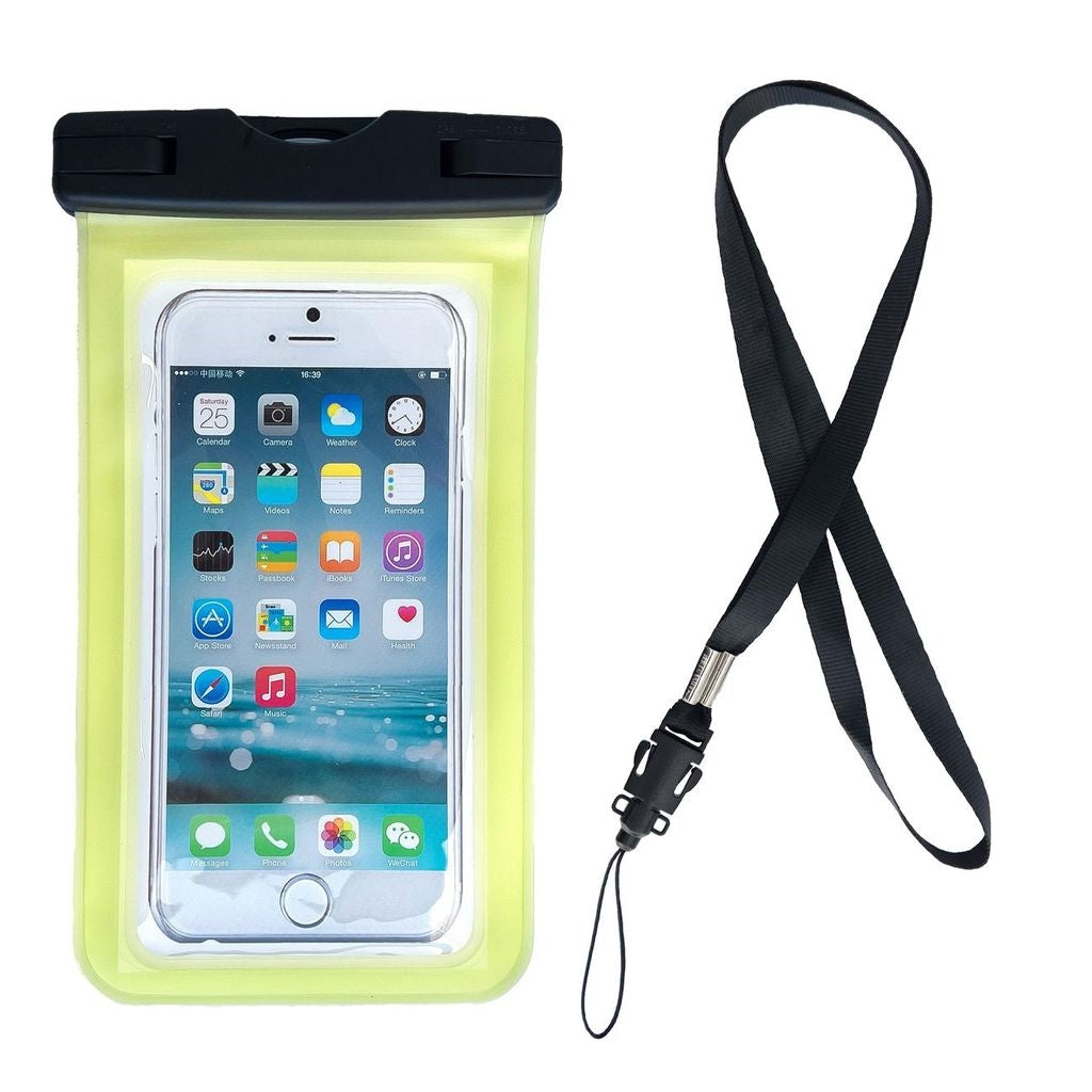 Waterproof Case for Mobiles, 6.7" - Yellow