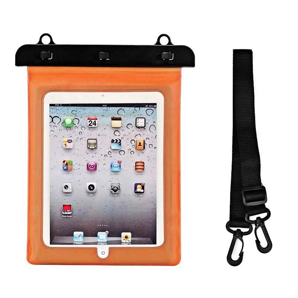 Waterproof PVC case for tablets - Orange
