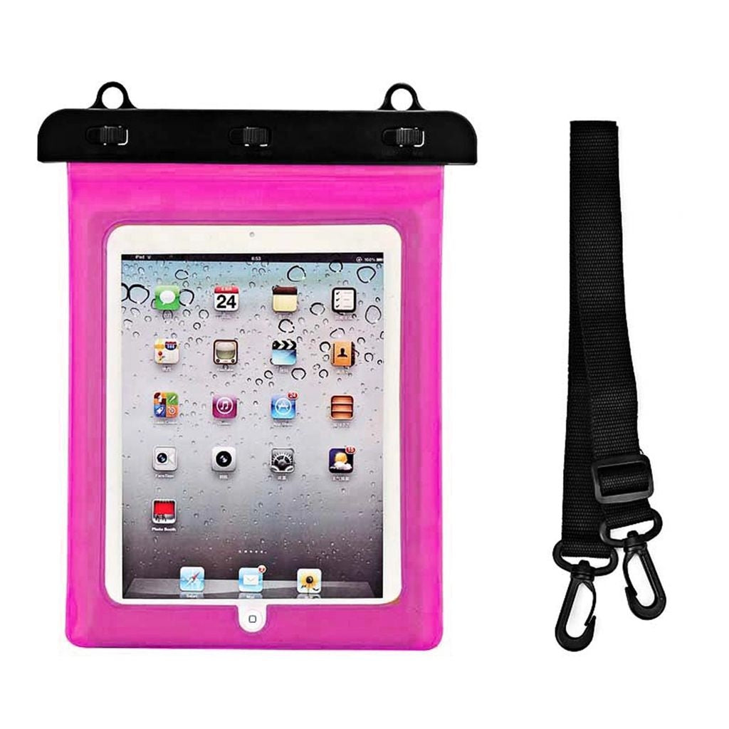 Waterproof PVC case for tablets - Pink