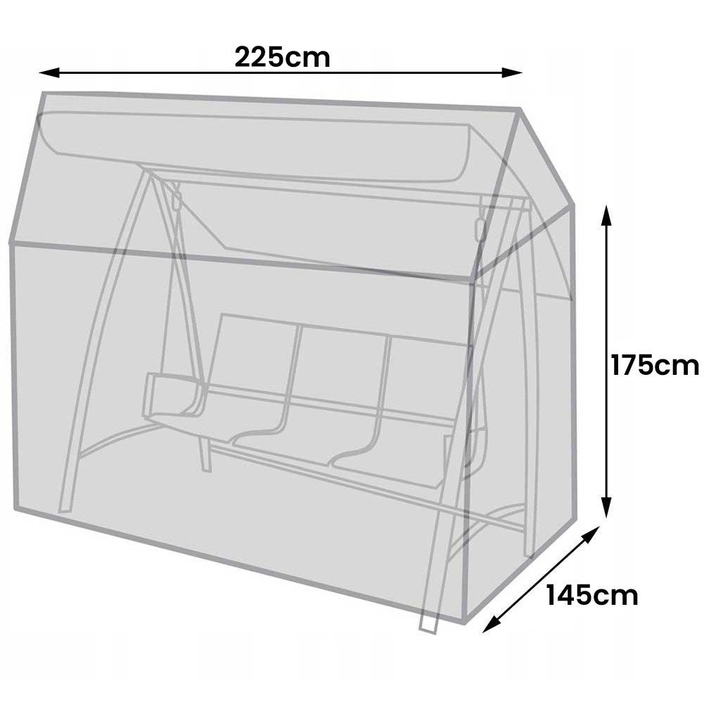 Waterproof UV resistant garden swing cover
