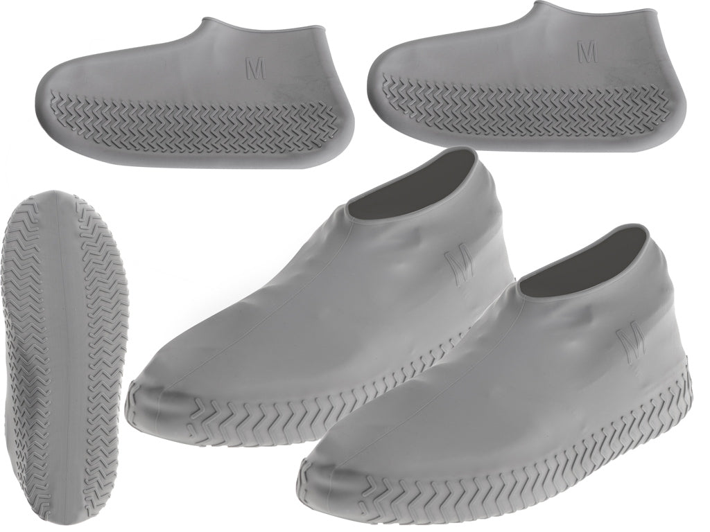 Waterproof boot protectors wellingtons M grey size 35-38