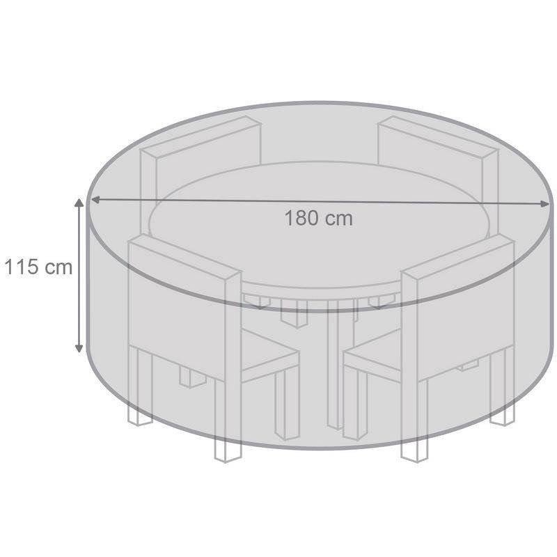 Waterproof cover for garden table, UV resistant and easy to care for