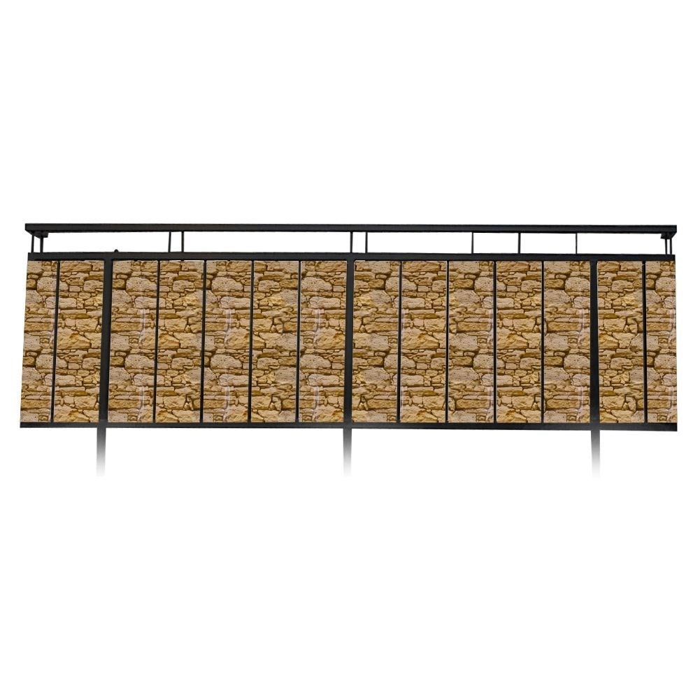 Waterproof mats: Protection from weather & visibility on balcony/terrace