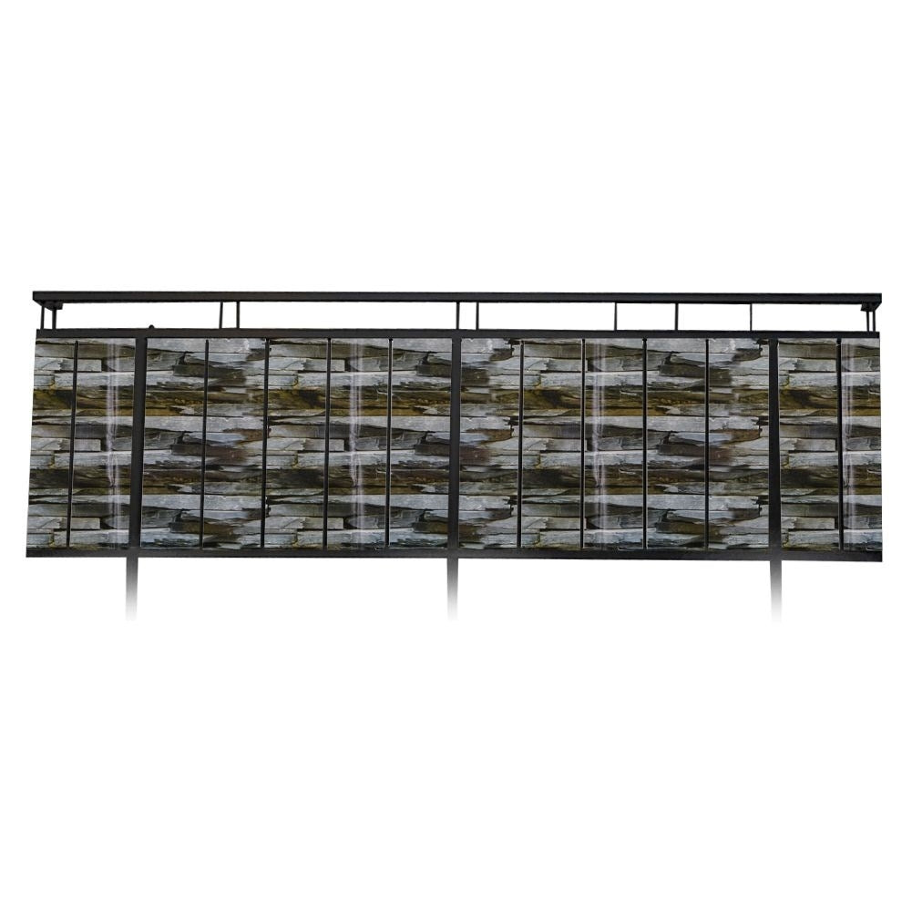 Waterproof mats for balcony and terrace railings