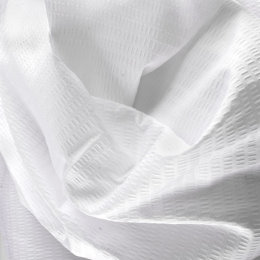 Waterproof shower curtain with 12 hooks for private showering
