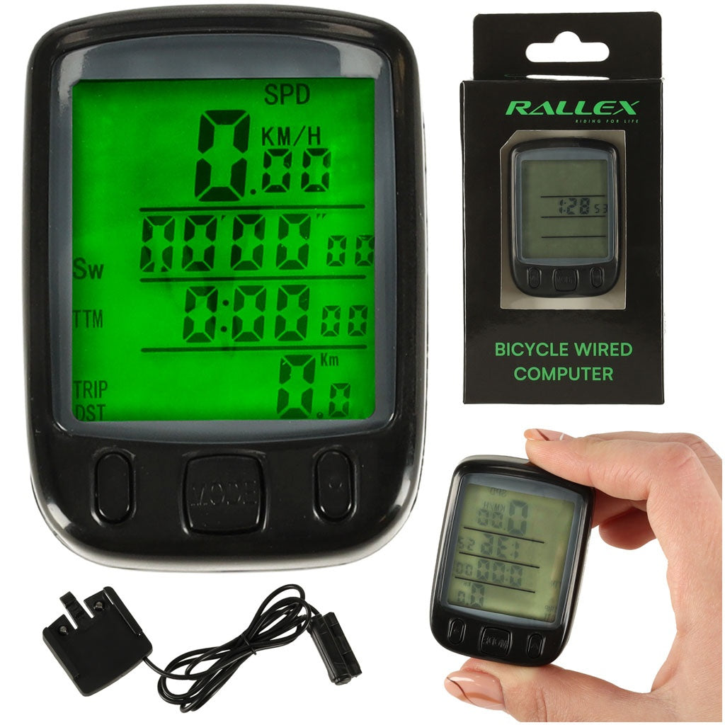 Waterproof wired bike counter 25in1