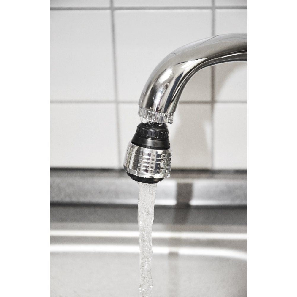 Water-saving aerator for all faucets with two flow modes
