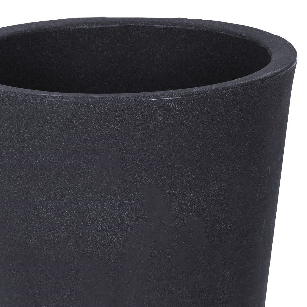 Weatherproof Flowerpot in Anthracite for Garden and Terrace