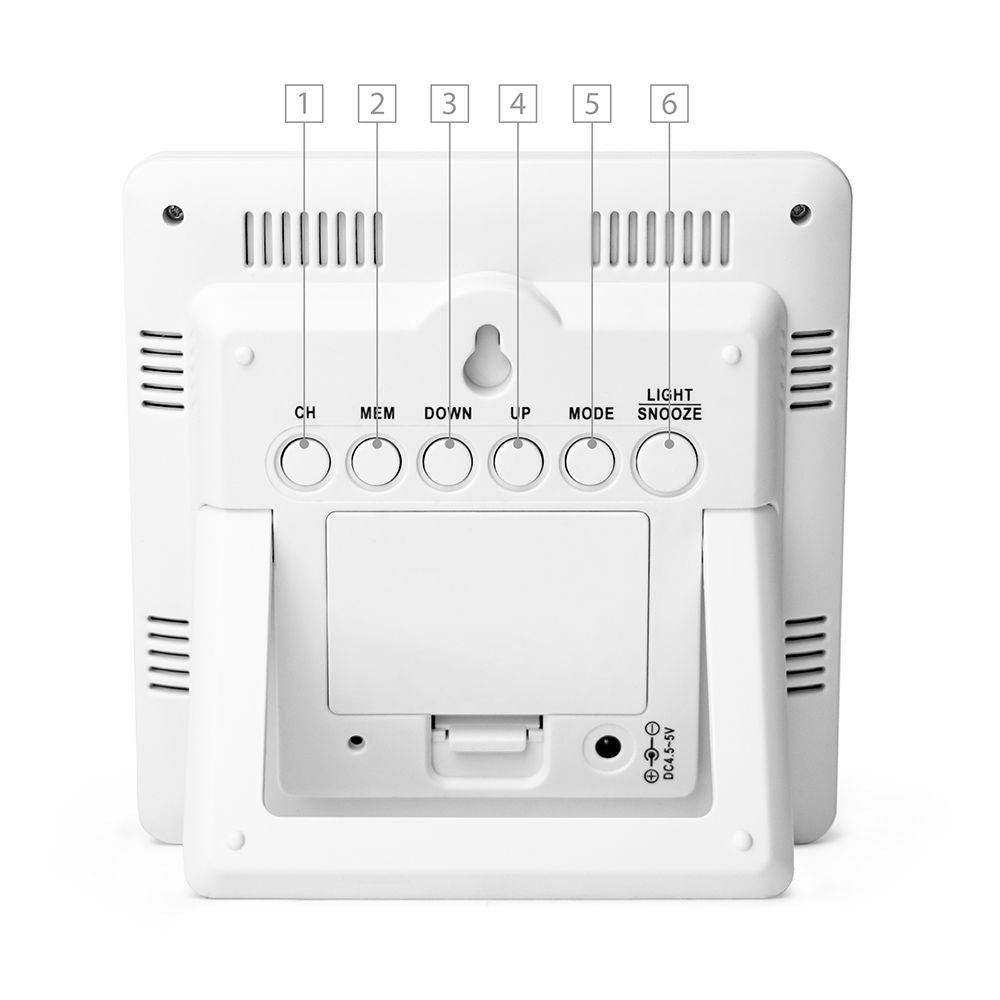 Weather station with DCF and weather display + sensor SP93