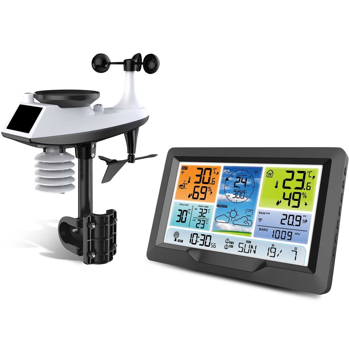 Weather station with Display BD-905 Graphite