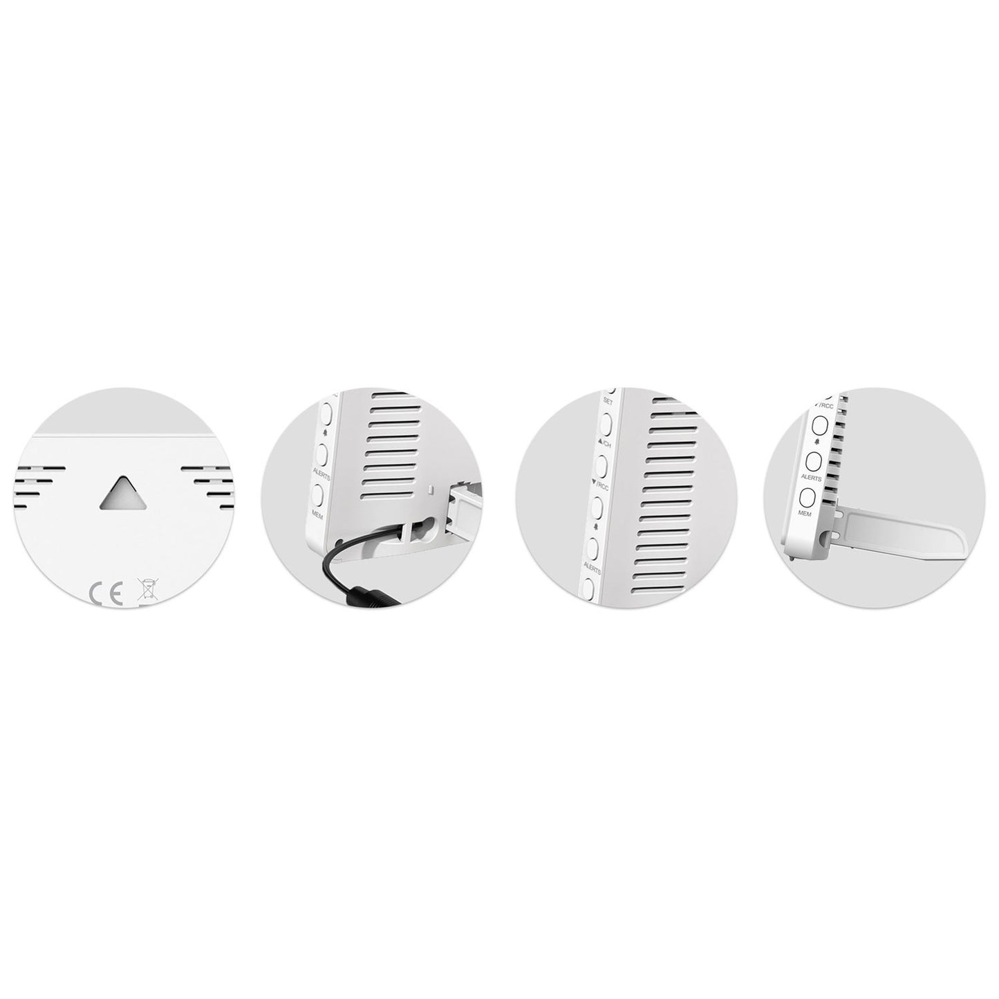Weather station with display BD-909 white