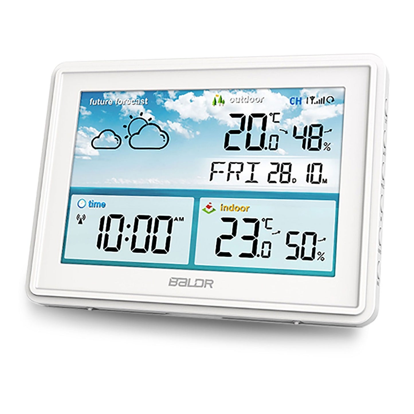 Weather station with display BD-909 white