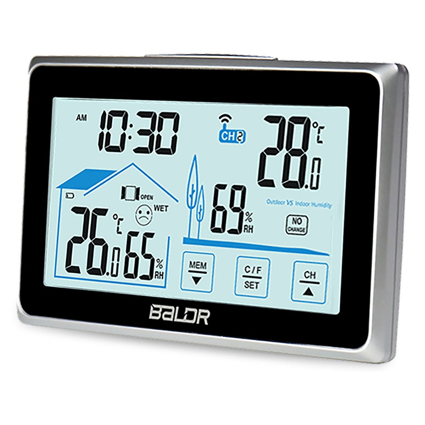 Weather station with display BD-910 black