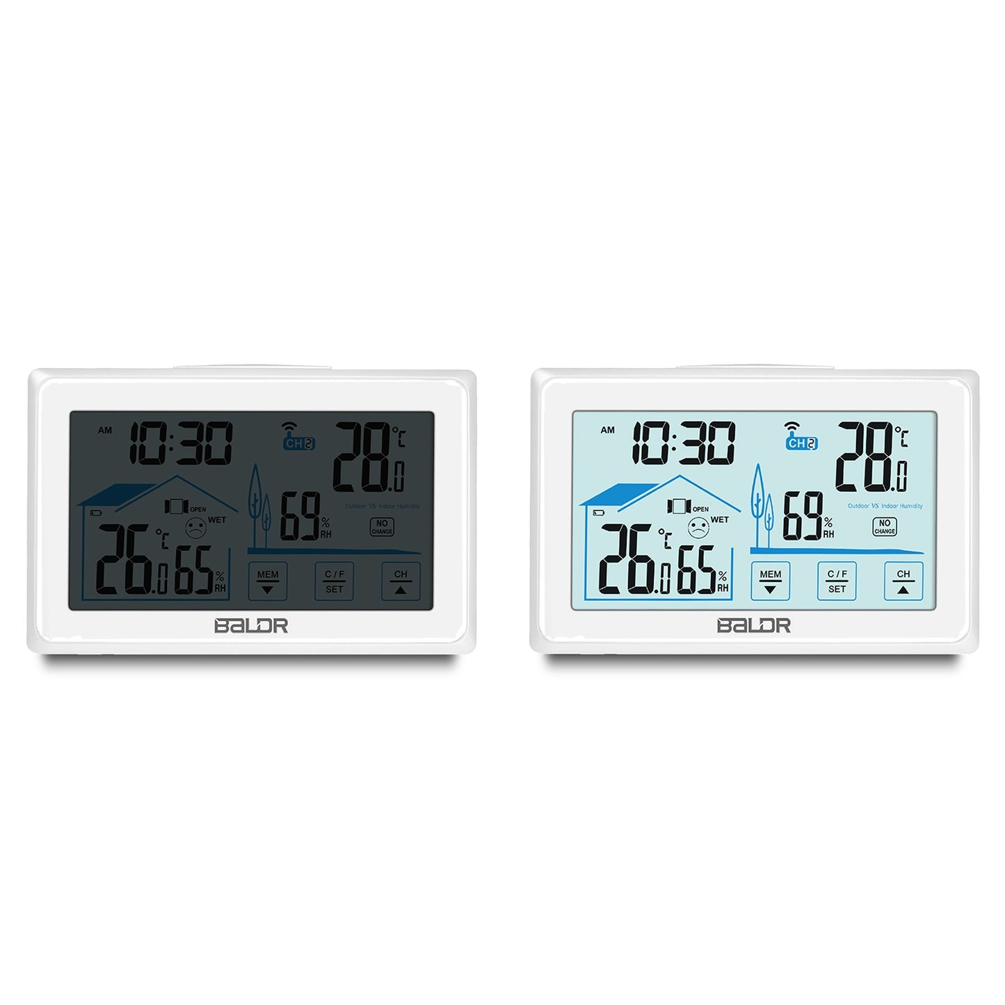 Weather station with display BD-910 white