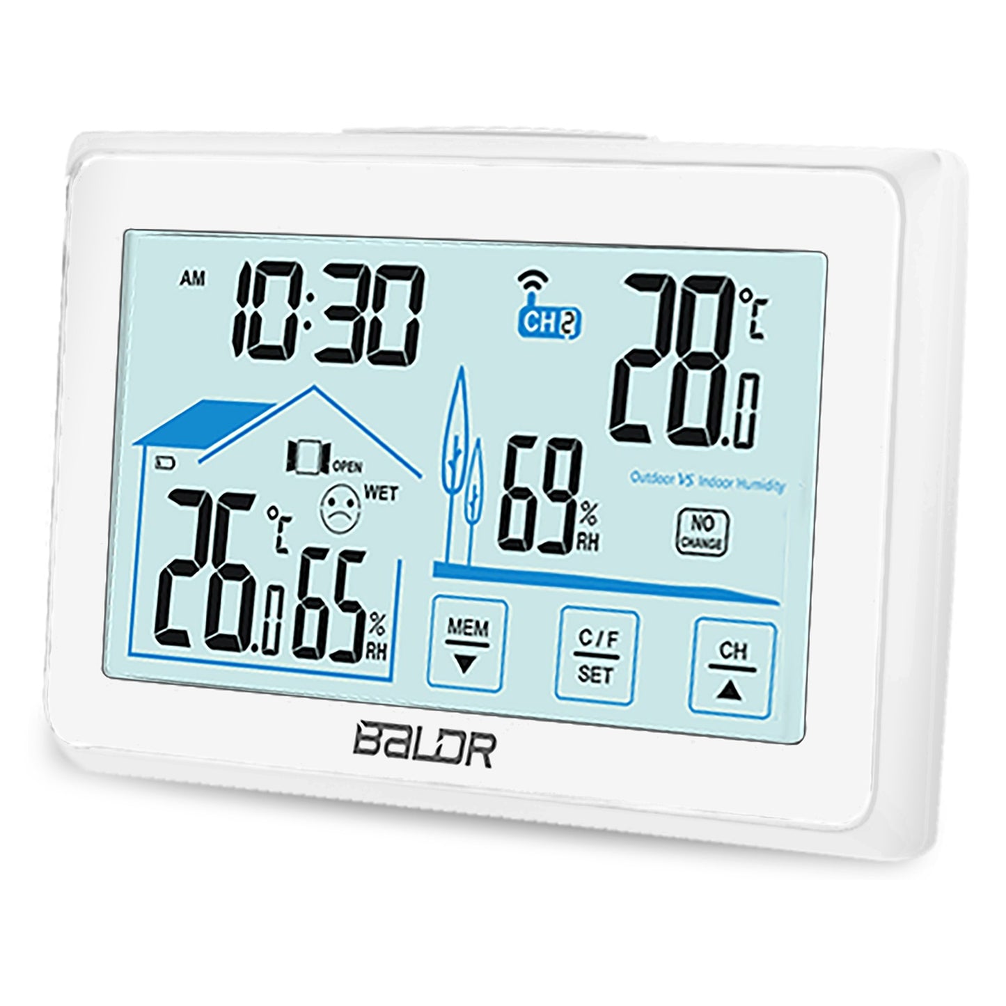 Weather station with display BD-910 white