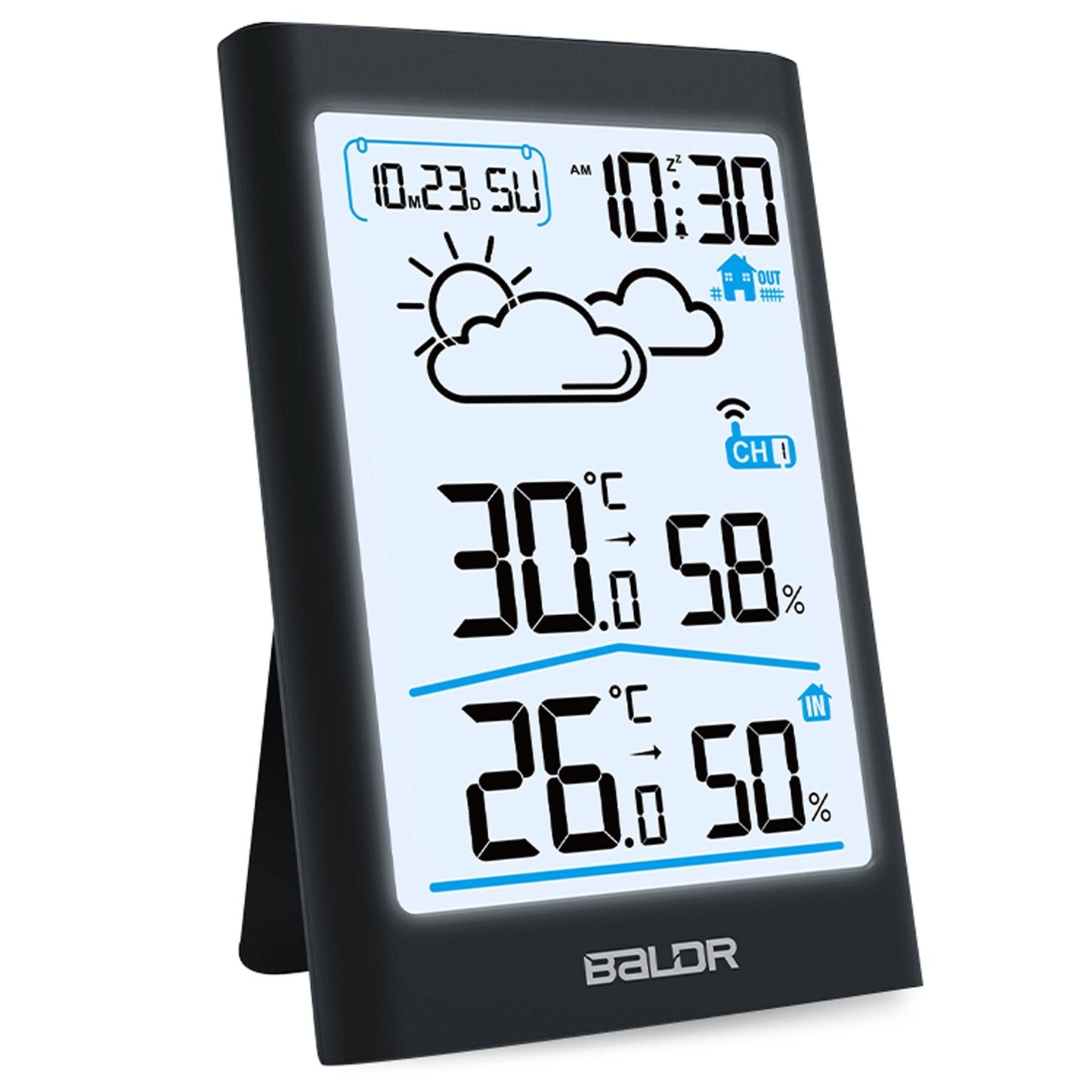 Weather station with display BD-911 black