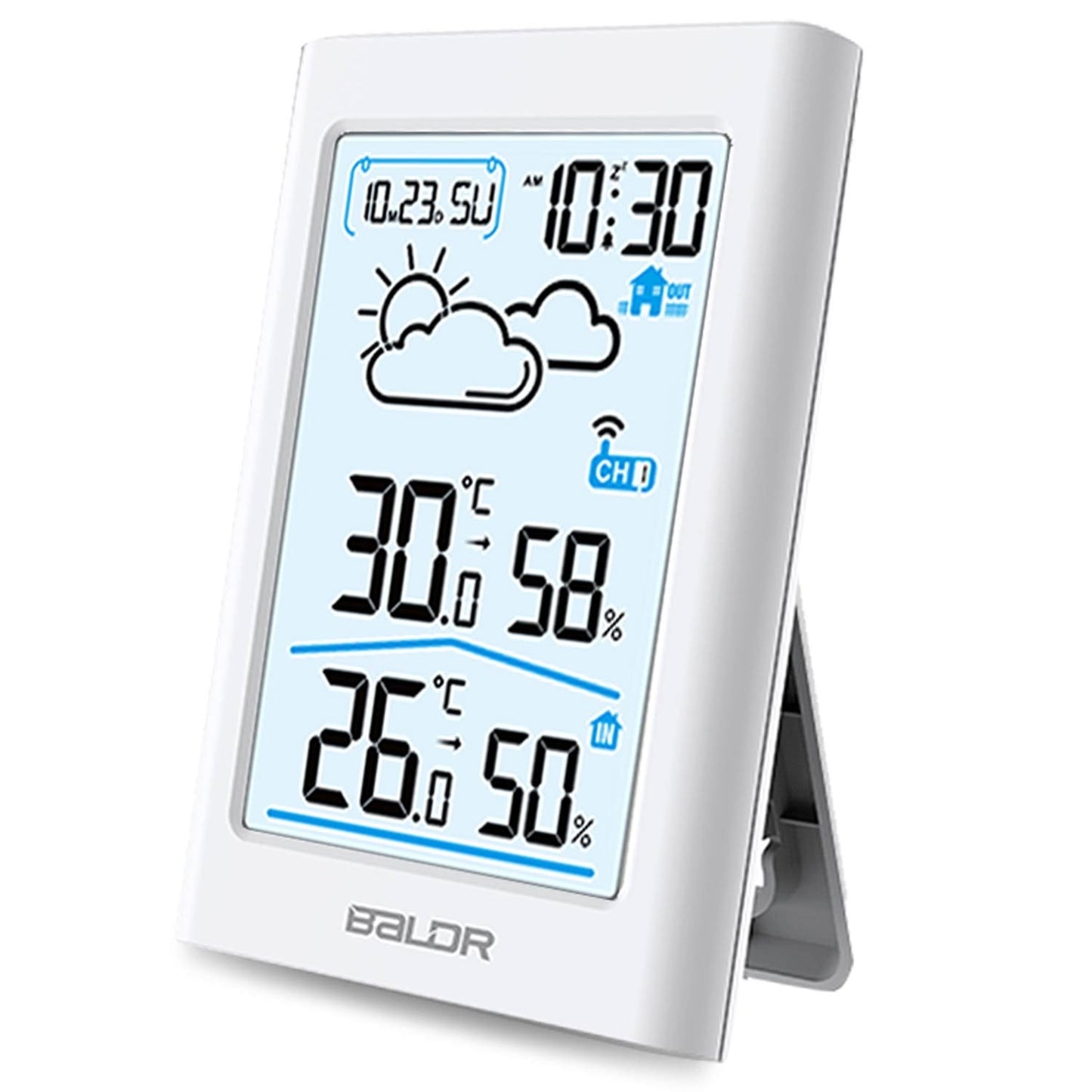 Weather station with display BD-911 white