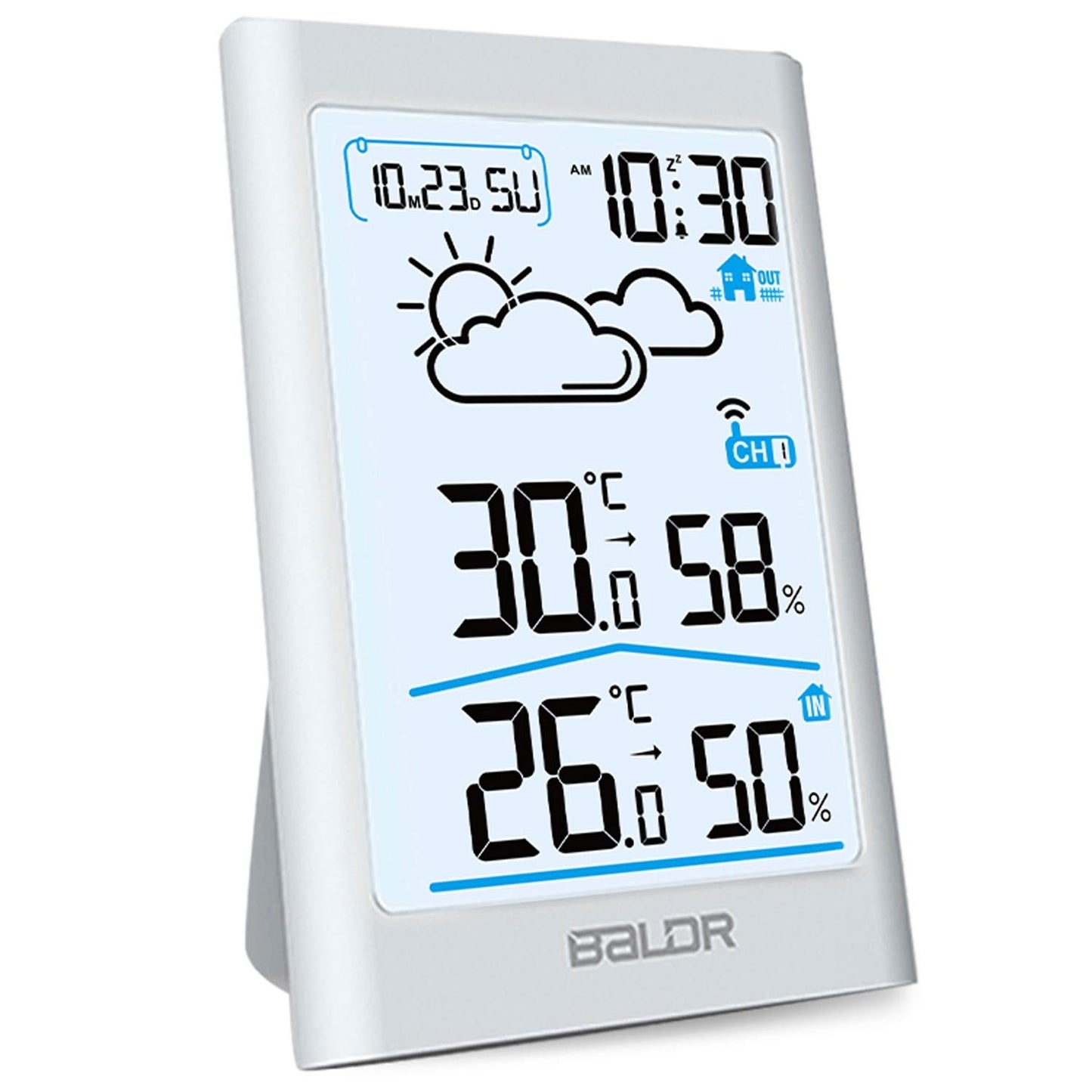 Weather station with display BD-911 white