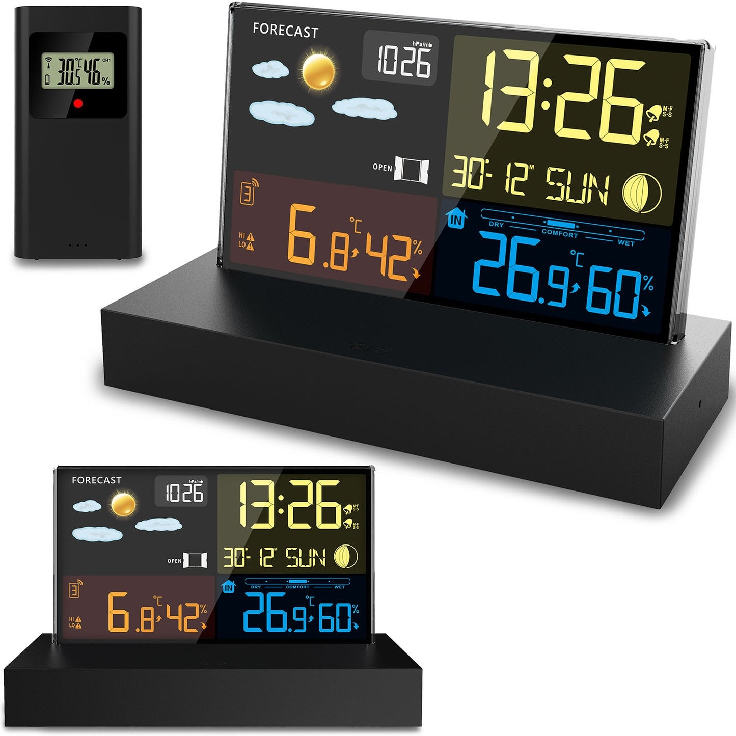 Weather station with display BD-912 black