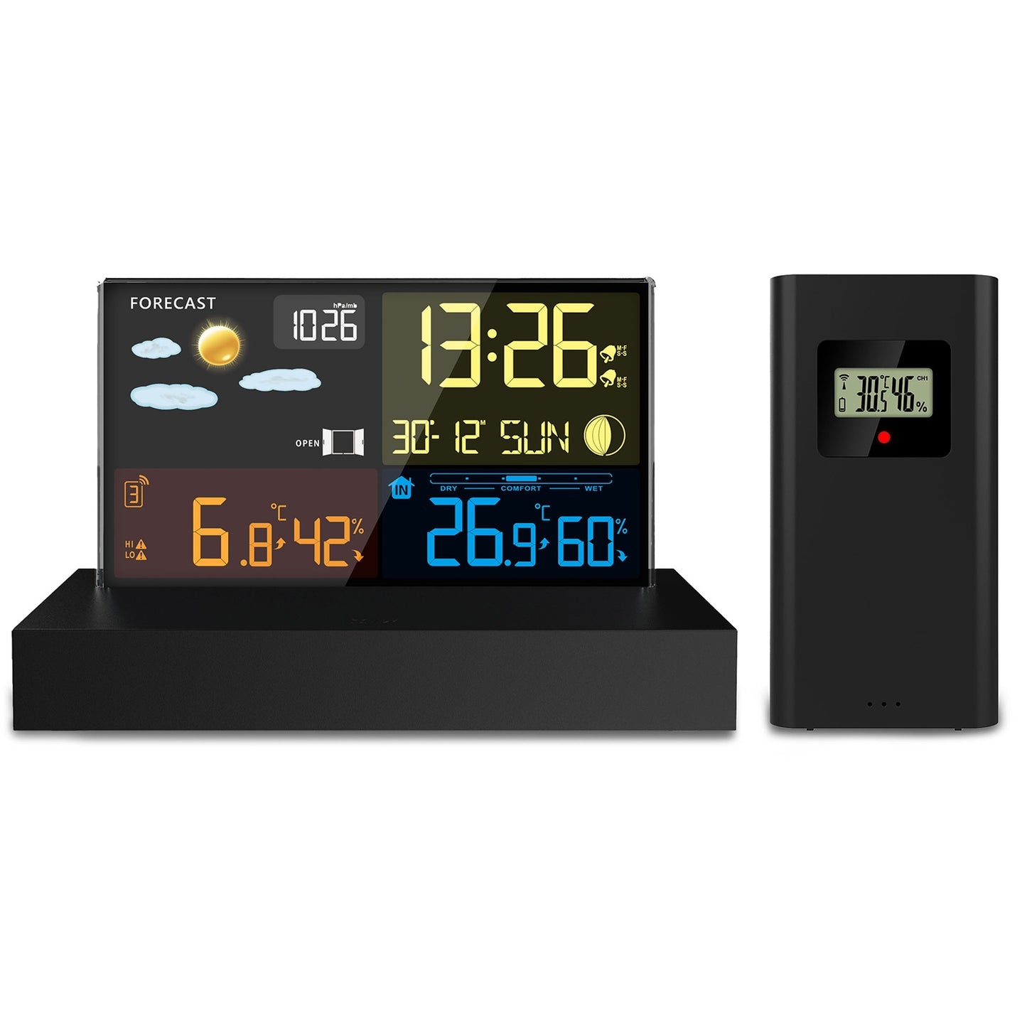 Weather station with display BD-912 black