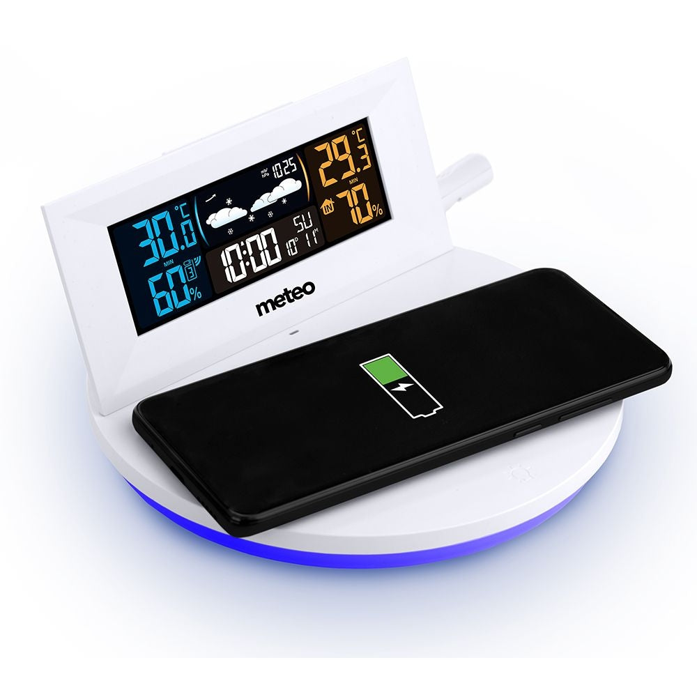 Weather station with fast wireless charger Meteo SP94