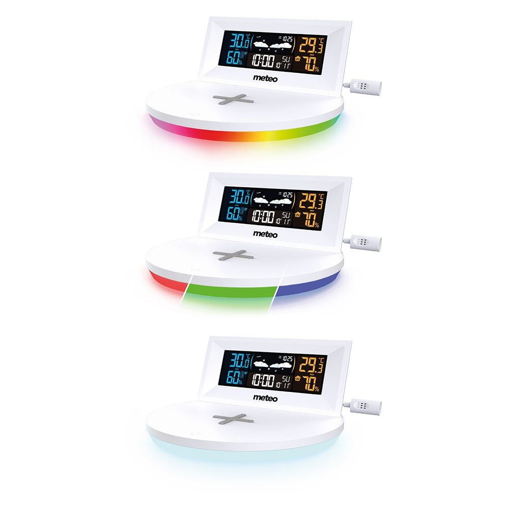 Weather station with fast wireless charger Meteo SP94