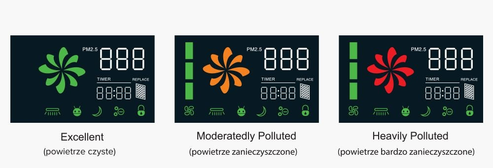 Webber AP8700 HEPA air purifier for smog