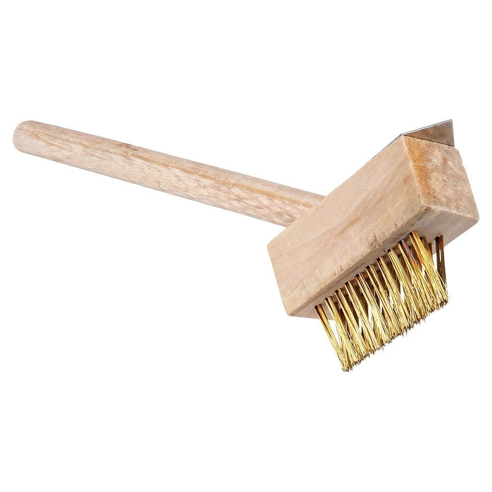 Weed Brush with Scraper for Effective Weed Removal