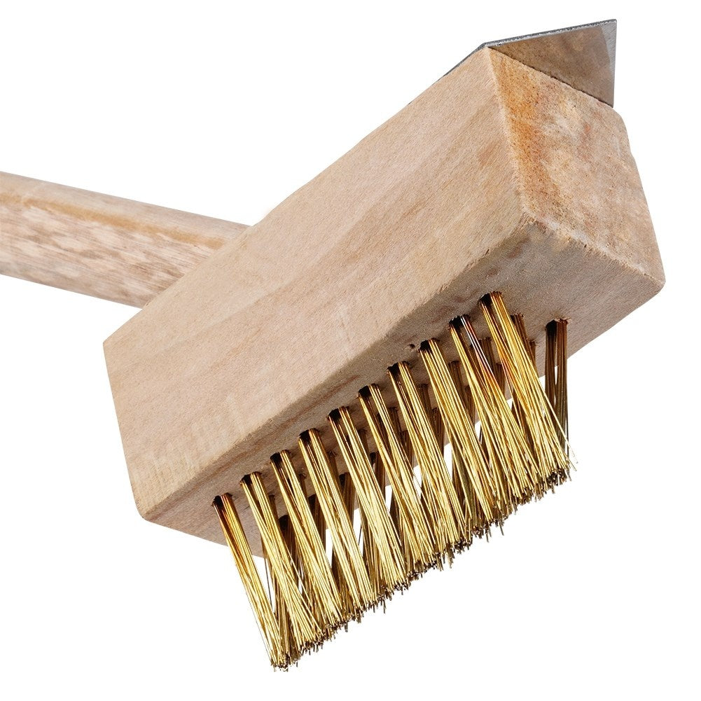 Weed Brush with Scraper for Effective Weed Removal