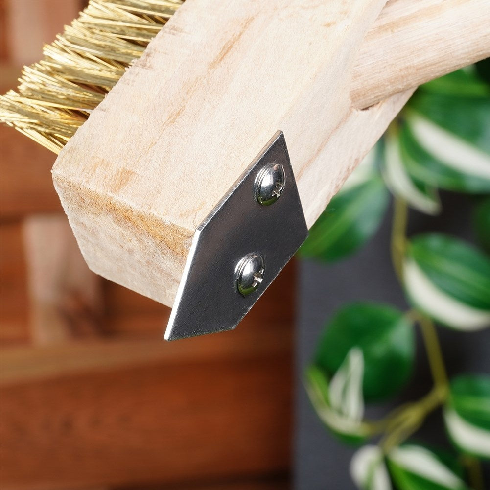Weed Brush with Scraper for Effective Weed Removal