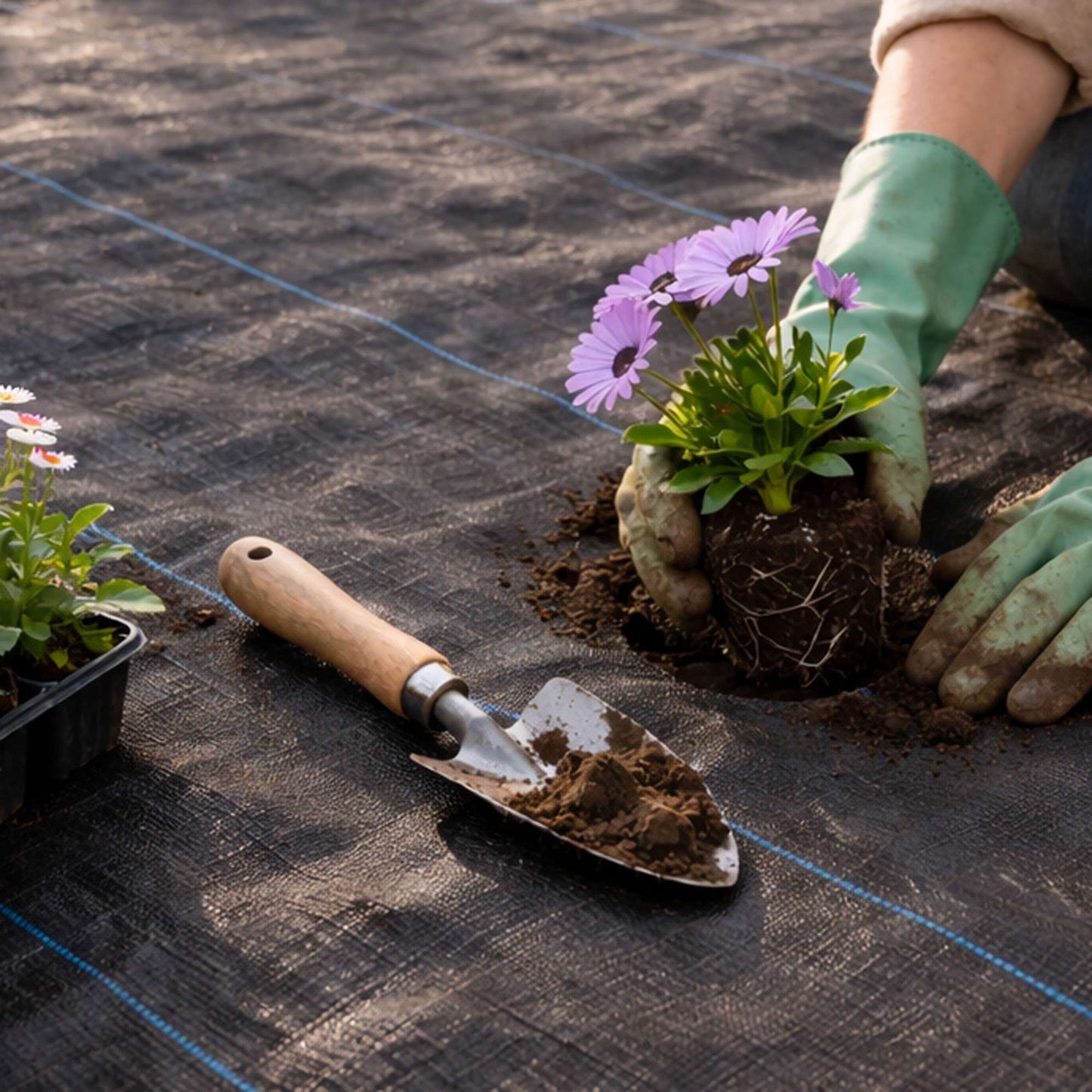 Weed Control Agro Fabric 135g/m², 0.8x100m, Pins Included