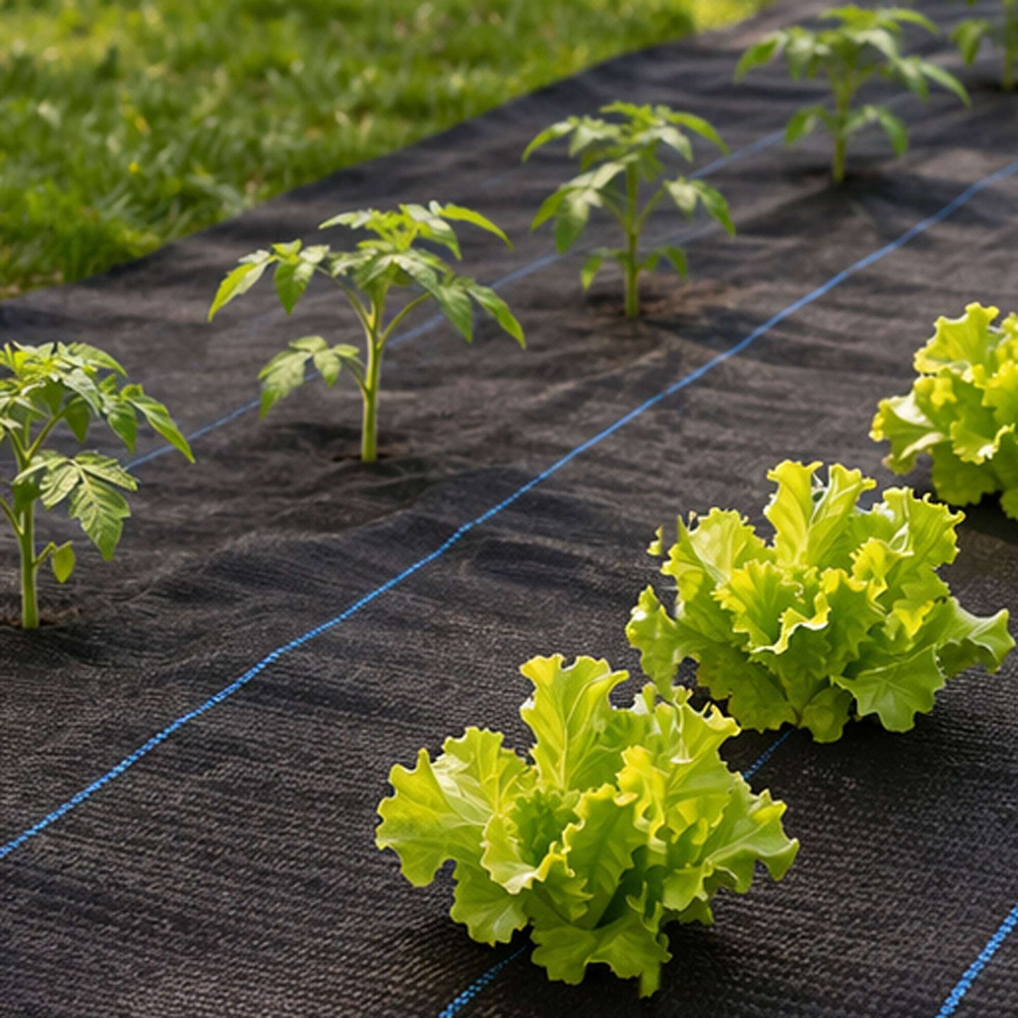 Weed Control Fabric 135g/m², 1.1x50m with Pins