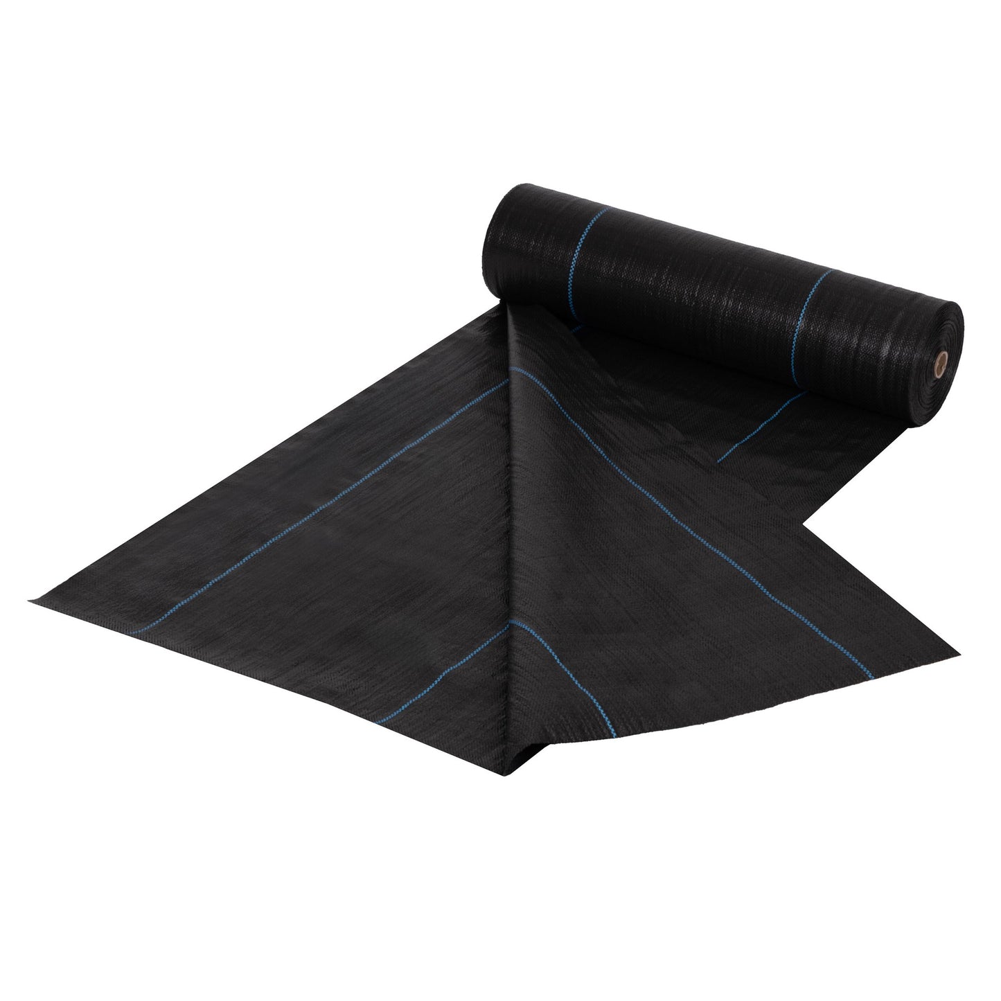 Weed Control Fabric, UV-Resistant, 1.1x50m, 90g/m², Pins Included