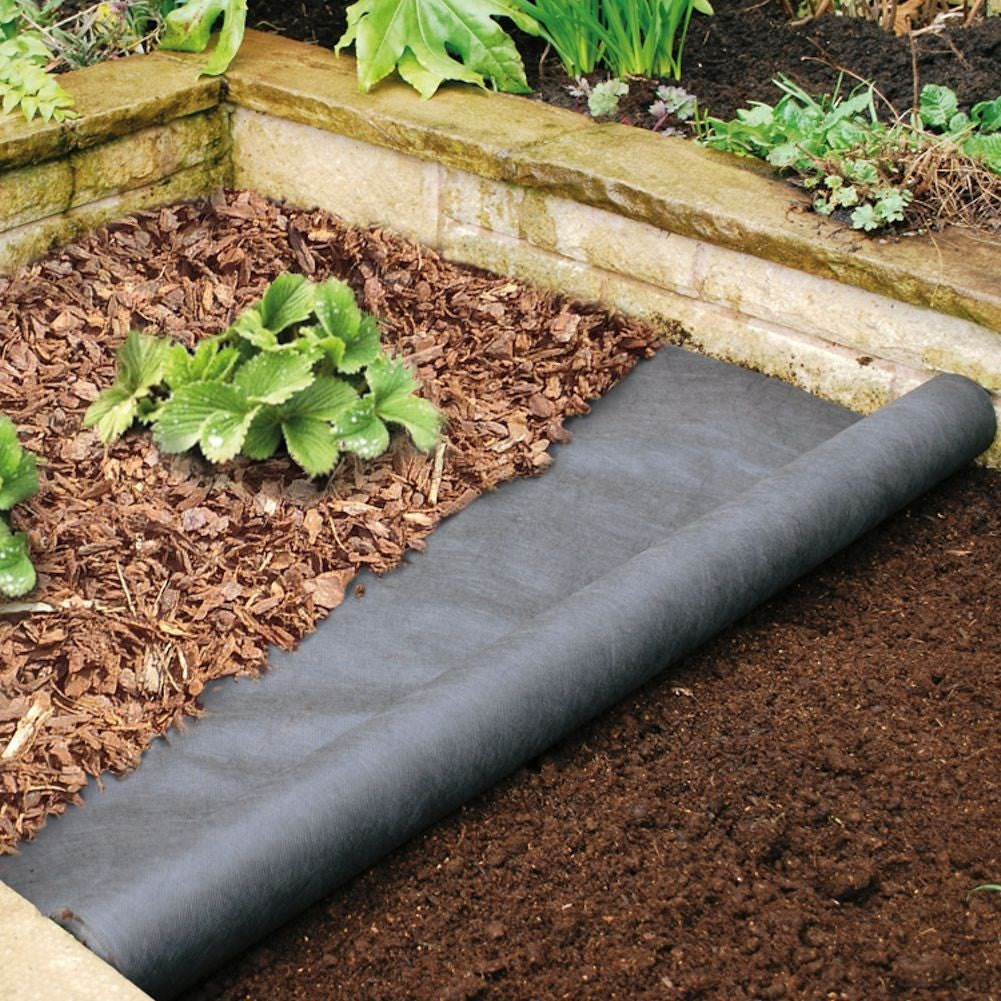 Weed cloth that maintains soil moisture and stops weeds