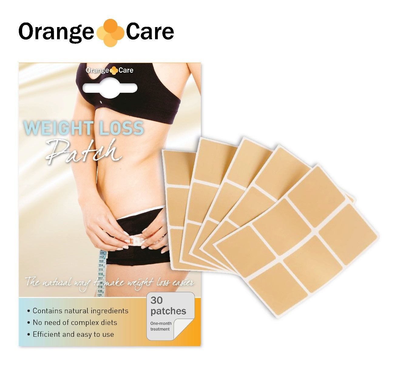 Weight Loss Patches, Natural Ingredients, 30-Pack
